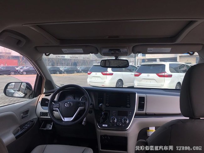 19款丰田塞纳3.5L两驱版XLE 18轮/天窗/真皮现车45.3万