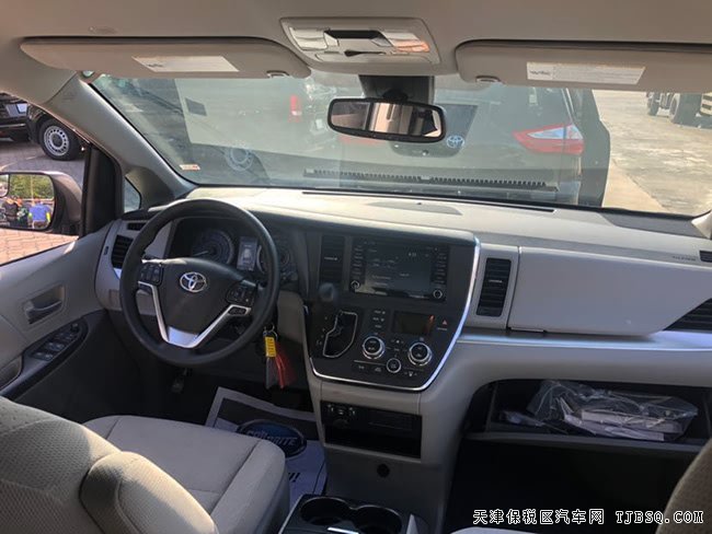 2019款丰田塞纳3.5L两驱LE版 雷达测距/7座手续现车43万