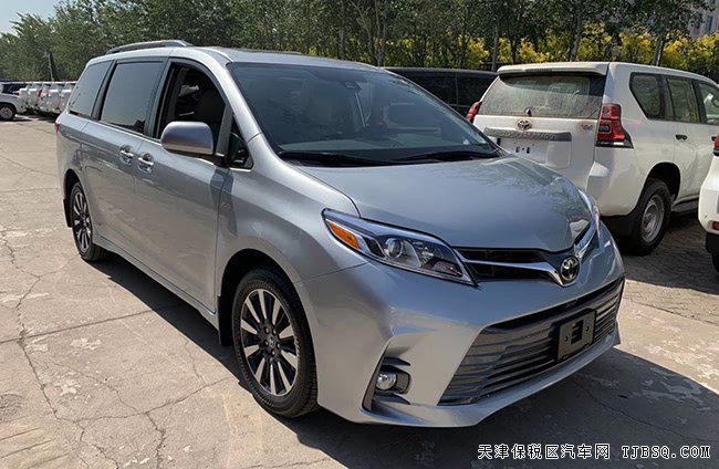 2019款丰田塞纳3.5L四驱XLE版 真皮/天窗/雷测现车53万