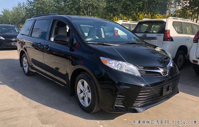 19款丰田塞纳3.5L两驱LE版 17轮/电动门/雷测现车42万