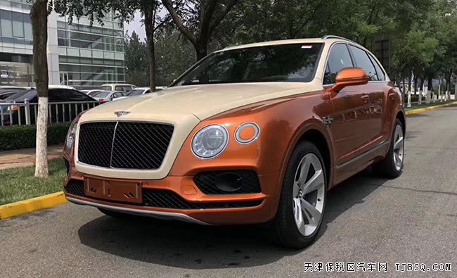 19款宾利添越4.0T汽油版 22轮/小桌板/旅行包现车335万