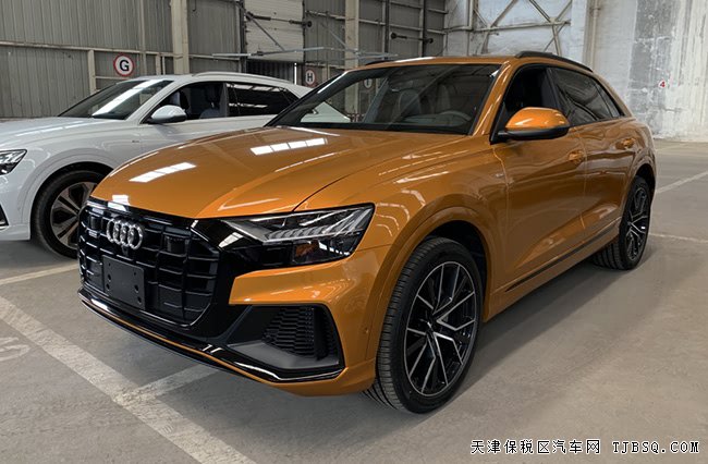 平行进口19款奥迪Q8加规版 22轮/动态包/驾辅包现车93万