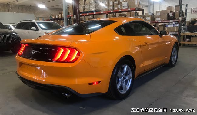 平行进口19款福特野马2.3T加规版 17轮/氙灯现车28.8万