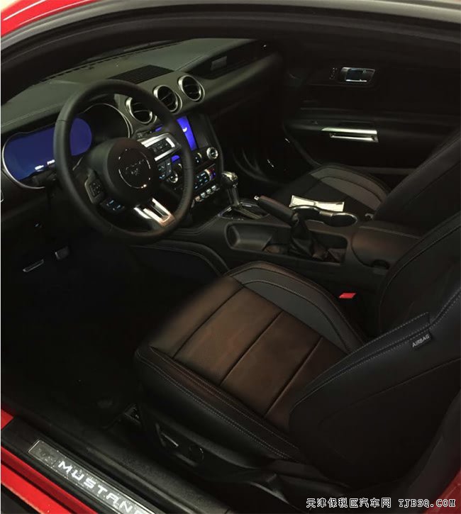 19款福特野马2.3T加规版 氙灯/真皮座椅/18轮现车30.5万