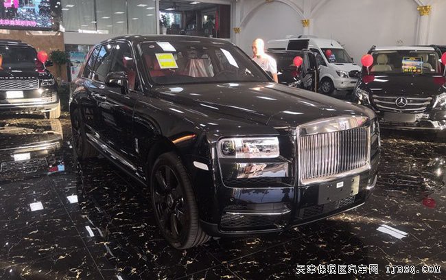 2019款劳斯莱斯库里南SUV欧规版 天津港现车热卖