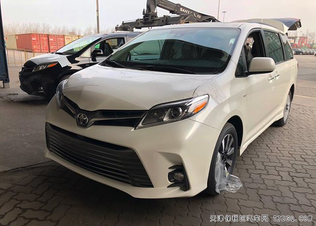 20款丰田塞纳3.5L四驱XLE版 18轮/天窗/雷测现车52.3万