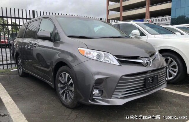 2020款丰田塞纳3.5L两驱XLE版 18轮/天窗/腿拖现车42万