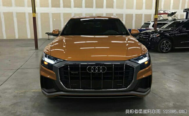 平行进口19款奥迪Q8加规版 22轮/S-line/BO音响现车76万