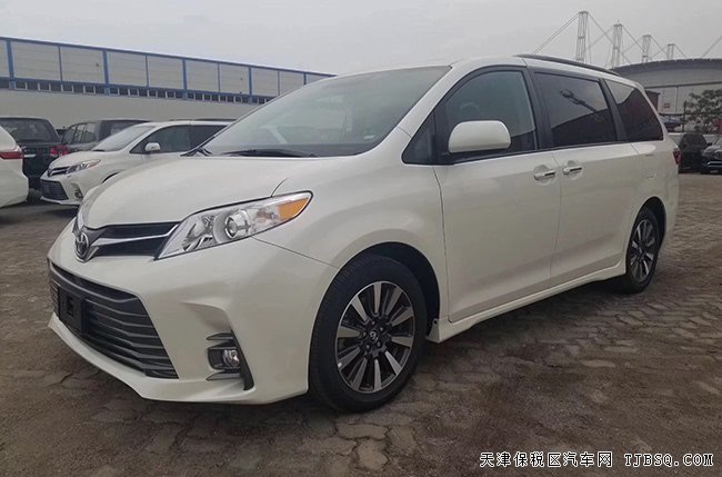2020款丰田塞纳3.5L两驱XLE版 18轮/天窗/真皮现车44万
