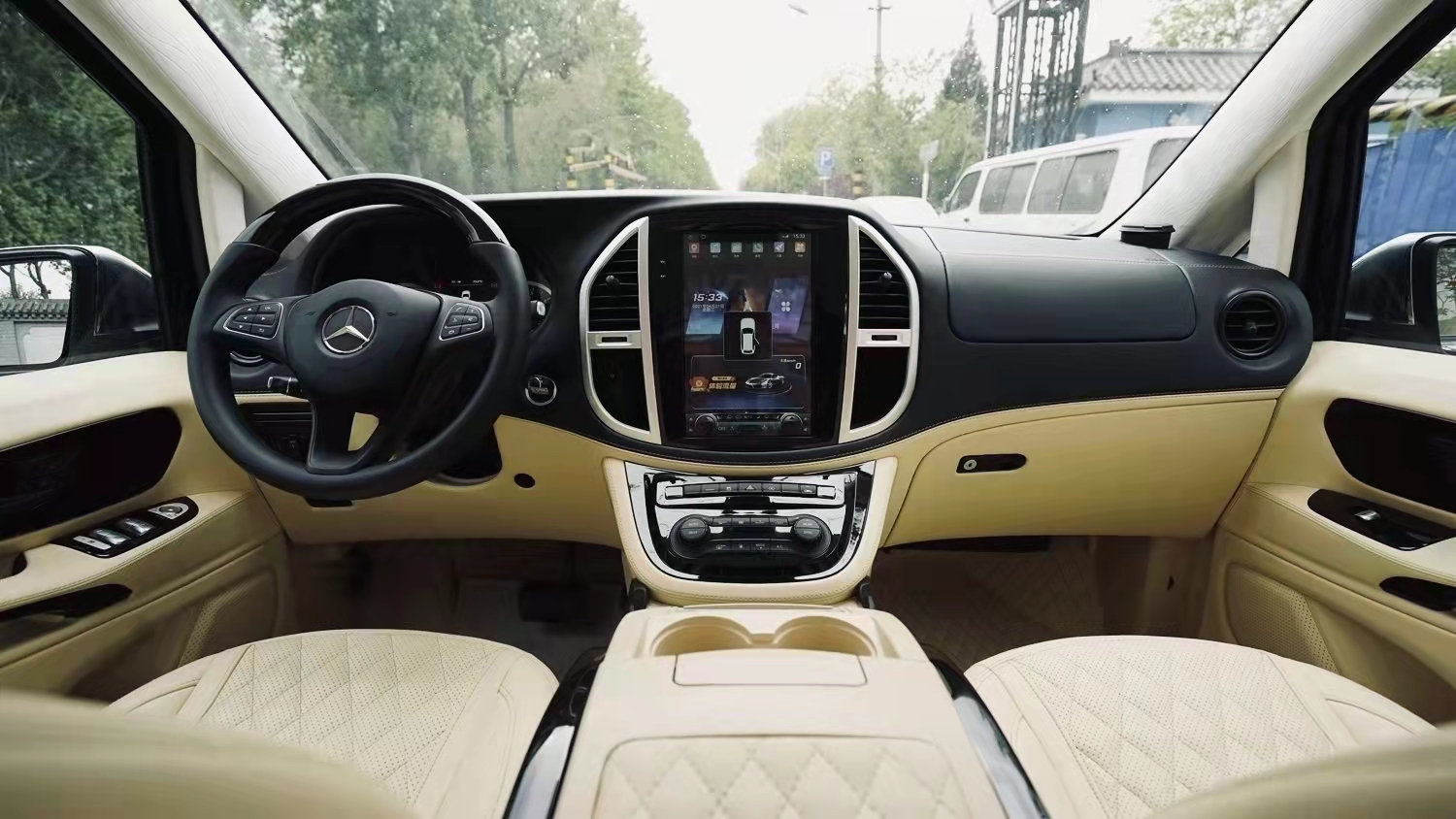 奔驰威霆定制高顶单门版商务车  天津港全国上牌价格钜惠