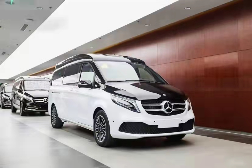 高顶半隔断豪华商务车奔驰V260 天津港全国上牌价格钜惠